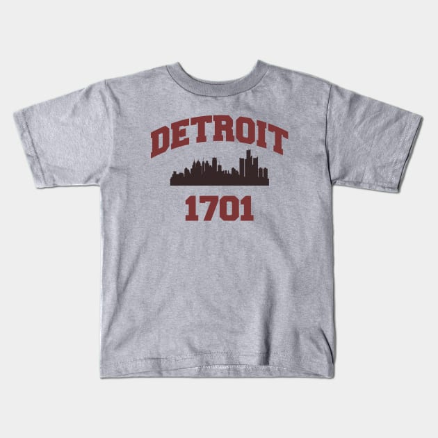 Detroit_1701 Kids T-Shirt by anwara